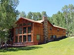 Outside angled view of the Red Creek Lodge.