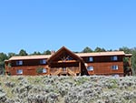 Outside view of the Tabby Mountain Lodge.