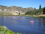 Time out on the lake with paddle boats and canoes is allotted to each group on a rotation.