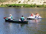 Whether you chose a canoe or a paddle boat, your time on the lake will be enjoyable.