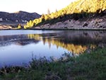 Standing on the edge of the lake in the evening gives one a sense of wonder at nature.