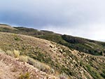 Rain clouds hover over the wild landscape.