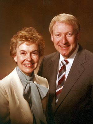 Portait of Dr. Ethna R. Reid and Dr. Mervin R. Reid original owners of Reid Ranch.