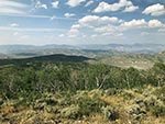 The view along the Sunrise Hike shows the Uinta Mountains extend for miles all around.